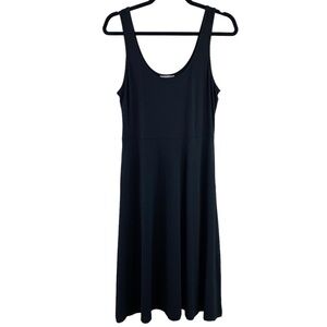 Loft Tank Style Black Fit and Flare‎ Dress